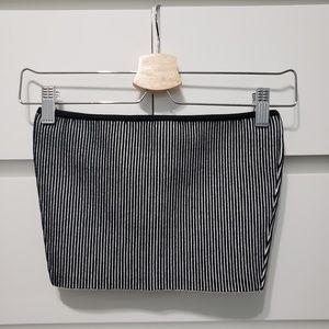 Aritzia Black & White Tube Top